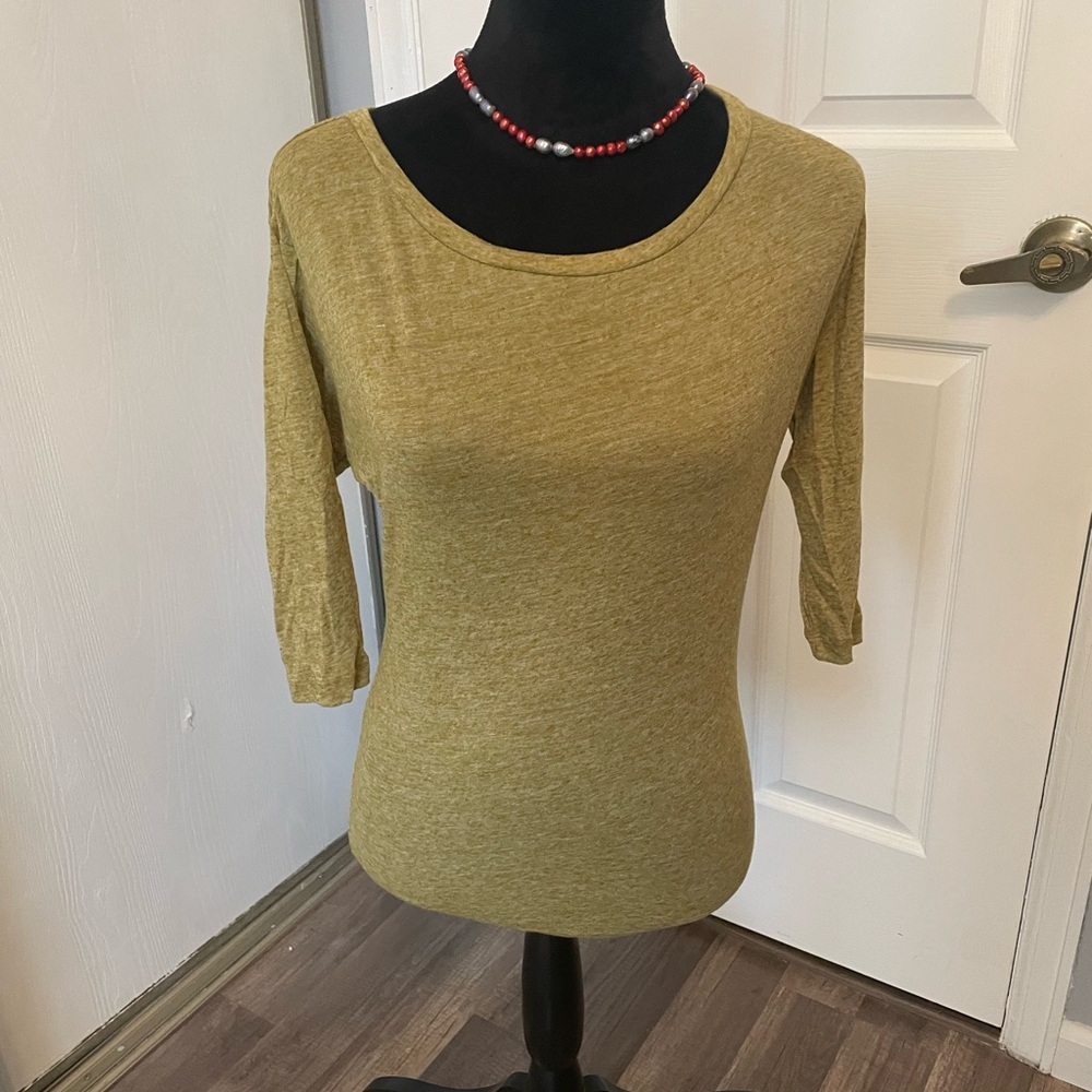 Mossimo Supply Co. Light Olive Top Size S